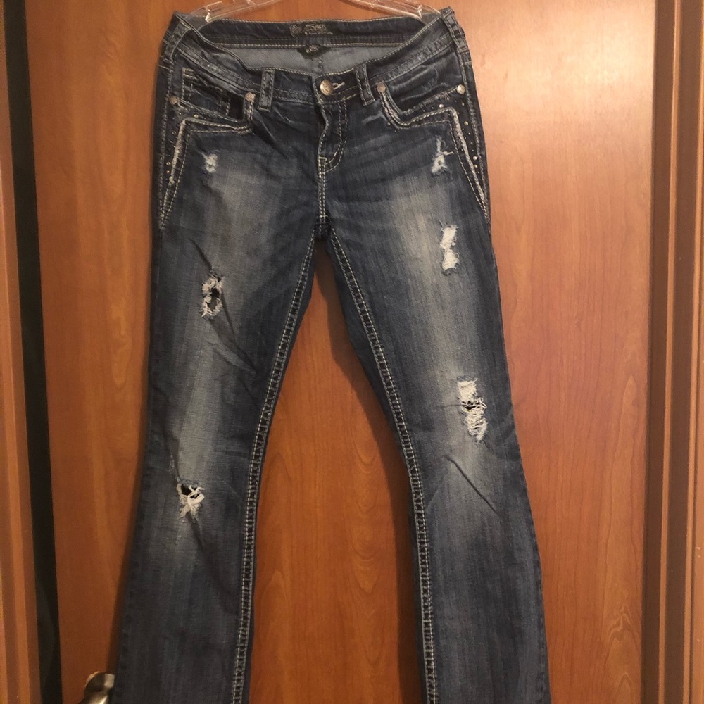 Silver Aiko Jeans